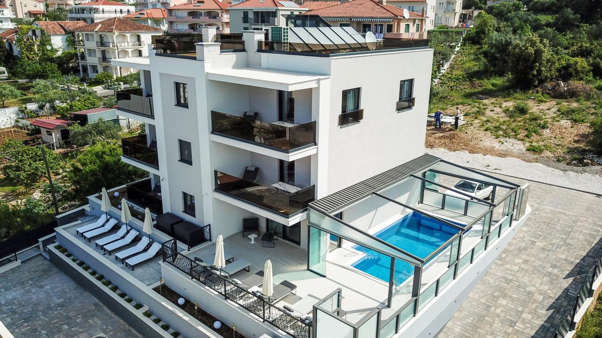 Villa 23 B Heated Pool Trogir Exteriér fotografie